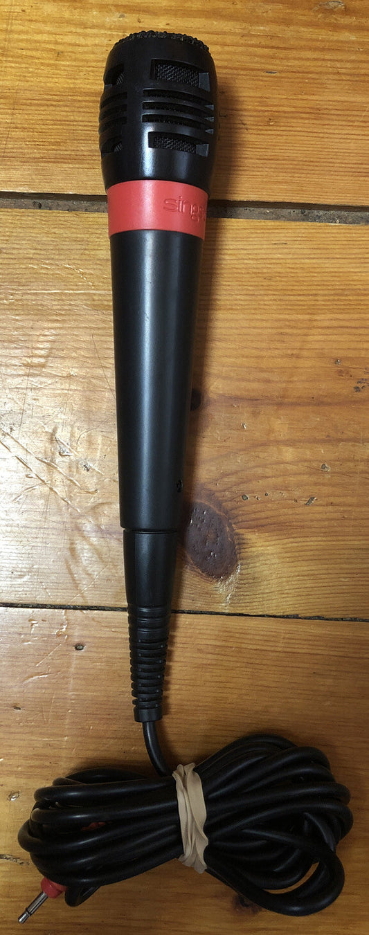 Singstar Wired Microphone Replacement Red Colour PS2/3/4