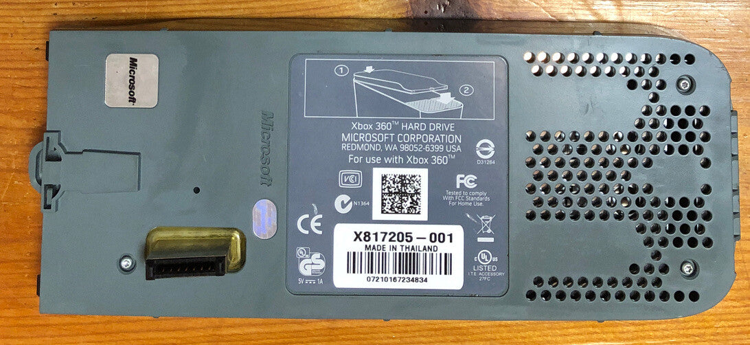 Xbox 360 Hard Drive Replacement Upgrade 60GB