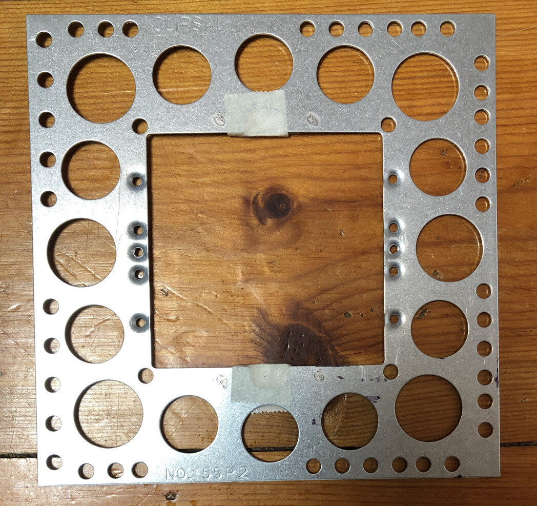 Clipsal Wall Plate Model 155P2  For P2025_2-WE Style Powerpoint & light switches