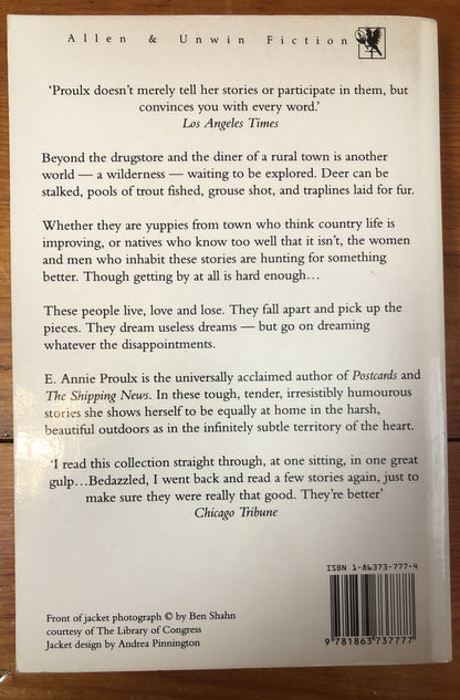 Hearts Songs E. Annie Proulx Novel In Good Condition