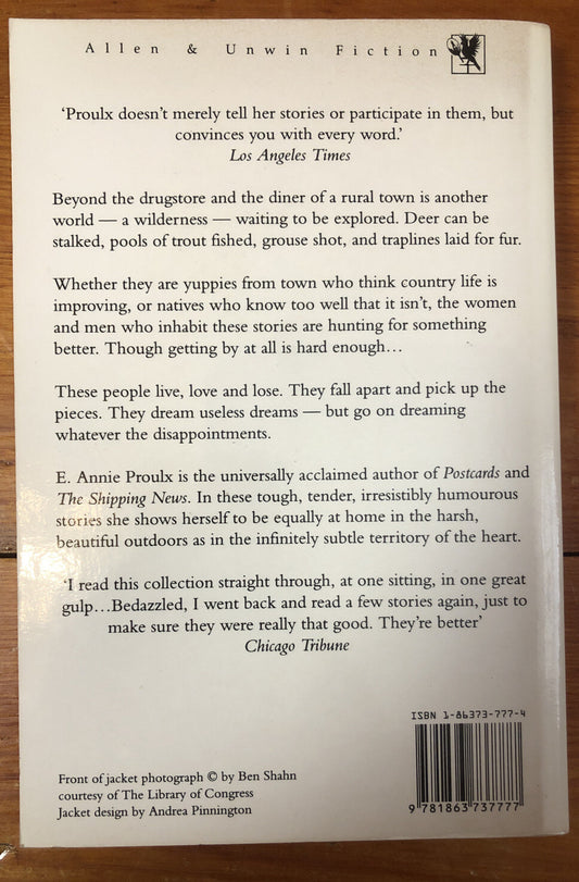 Hearts Songs E. Annie Proulx Novel In Good Condition