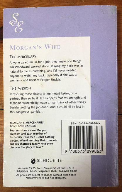 Morgan's Wife Jackie Merritt Silhouette In ok Condition