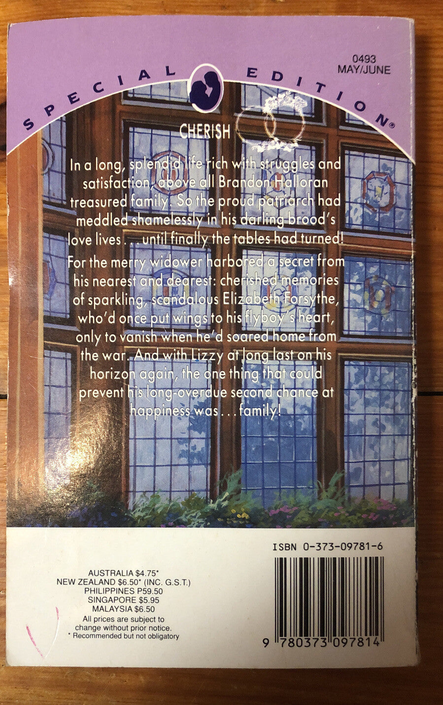 Cherish Sherryl Woods Silhouette In ok Condition