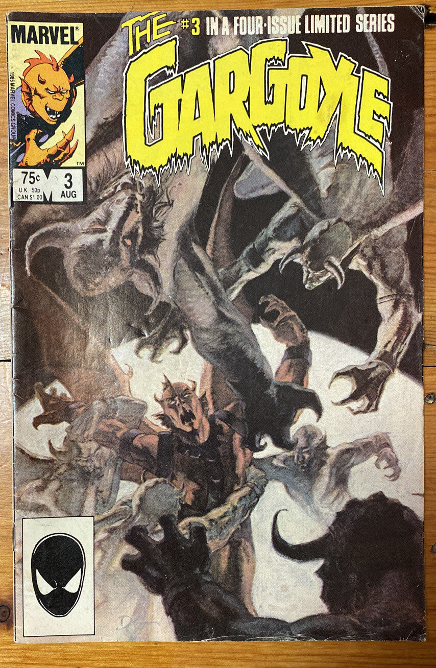 The Gargoyle #3 1985 Marvel Comics Defenders Vintage Collectable Good Condition