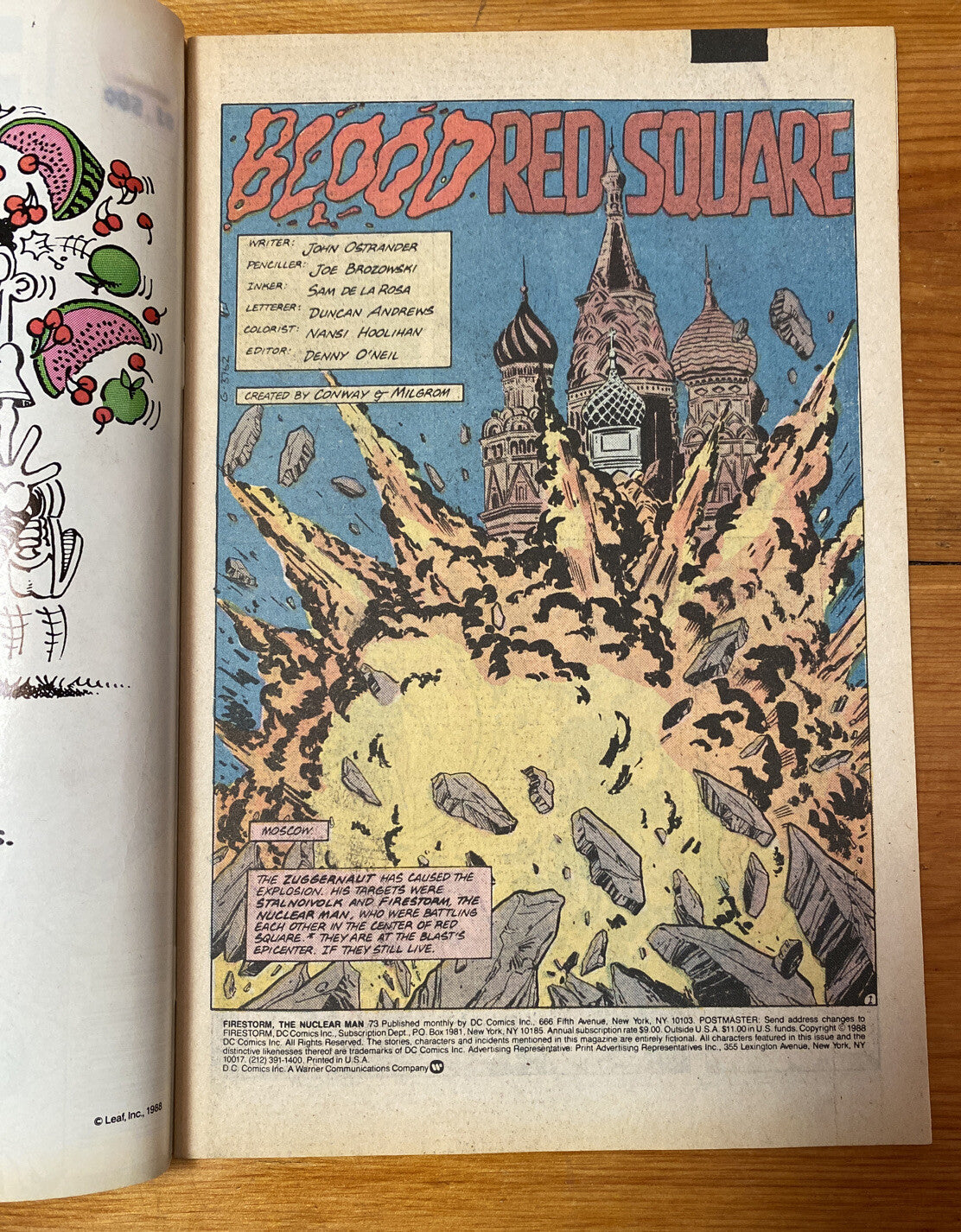 Firestorm (Vol 2) The Fury of # 73 (VFN (VyFne Plus DC Comics ORIG US