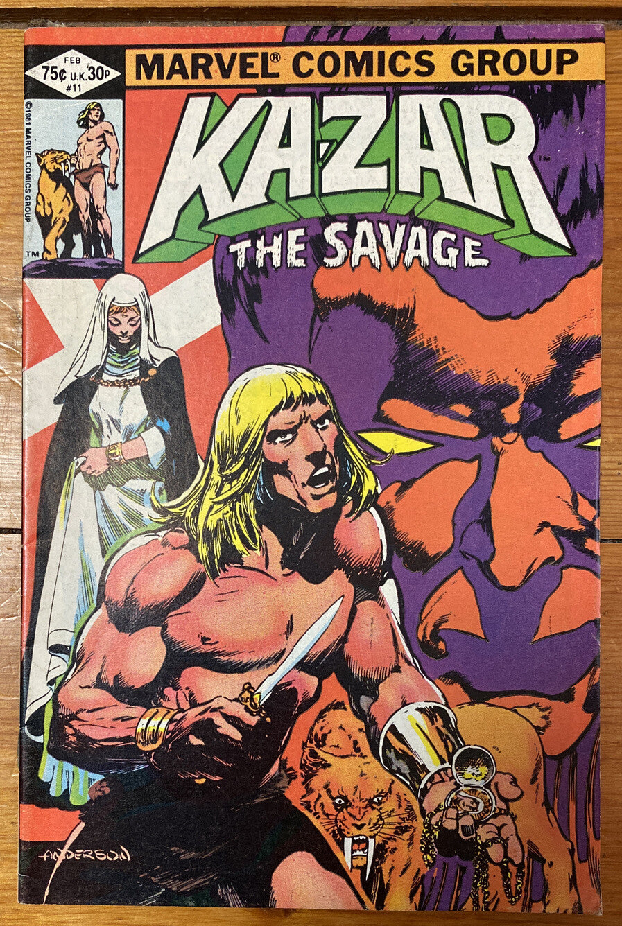 Kazar The Savage #11 Marvel Comics Vintage Collectable Good Condition