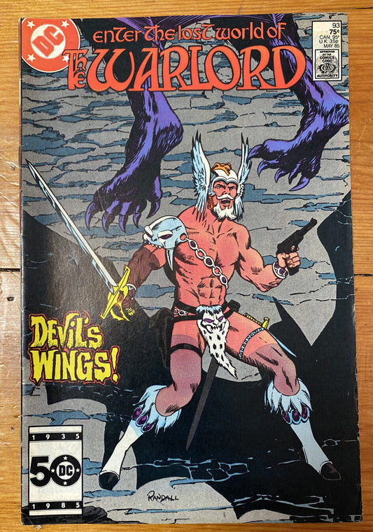 The Warlord 93 May 1985 DC Comics Vintage Collectable OK Condition