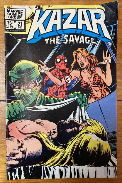 Kazar The Savage #21 (1981 series) DC Comics Vintage Collectable OK Condition