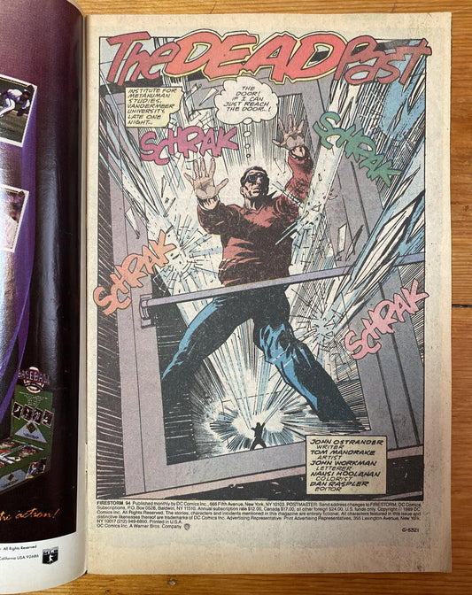 Firestorm Martin Stein Private Eye ?! 94 Feb 1990 DC Comics Vintage OK Condition