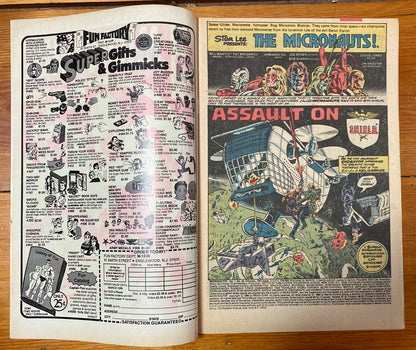 Micronauts 26 Feb Marvel Comics Vintage Collectable OK Condition