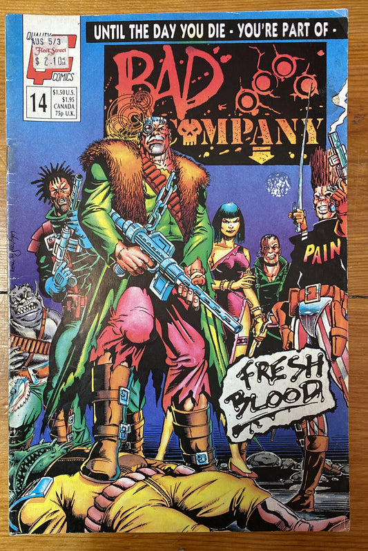 Bad Company 14 1989 Comics Vintage Collectable OK Condition