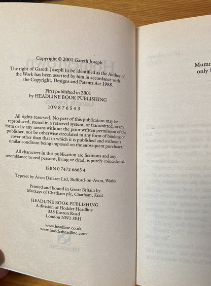 Homegrown Gareth Joseph Novel In Good Condition