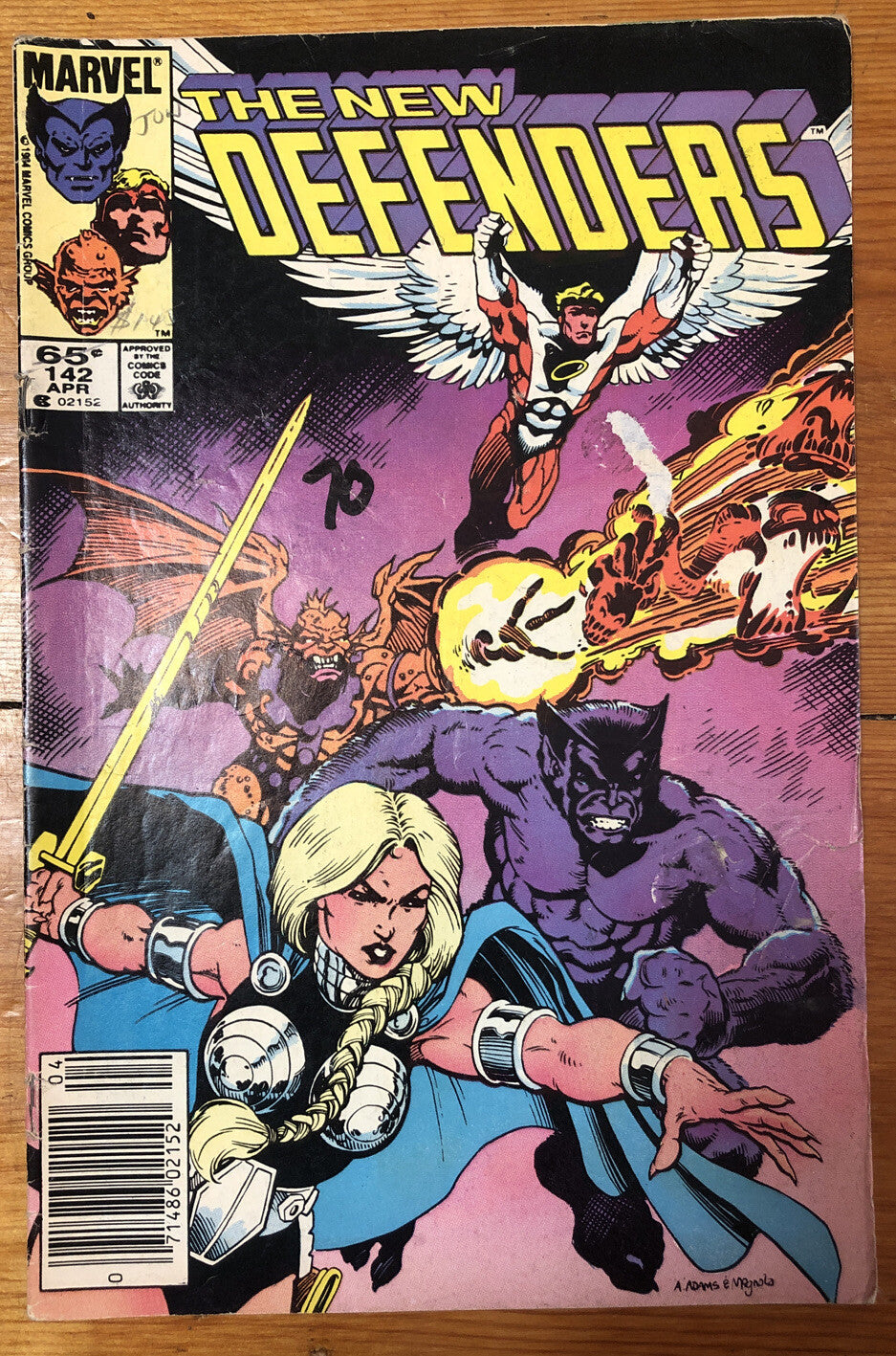 The New Defenders 142 Apr Marvel Comics Vintage Collectable OK Condition