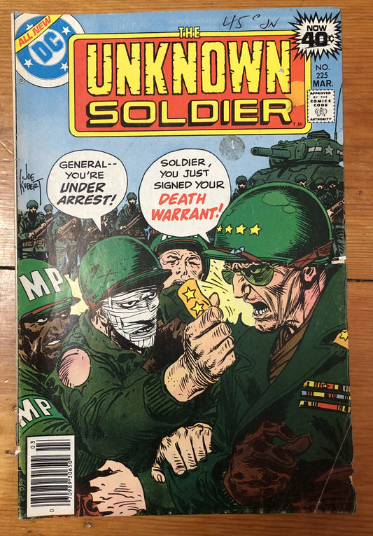 The Unknown Soldier 225 March 1979 DC Comics Vintage Collectable OK Condition