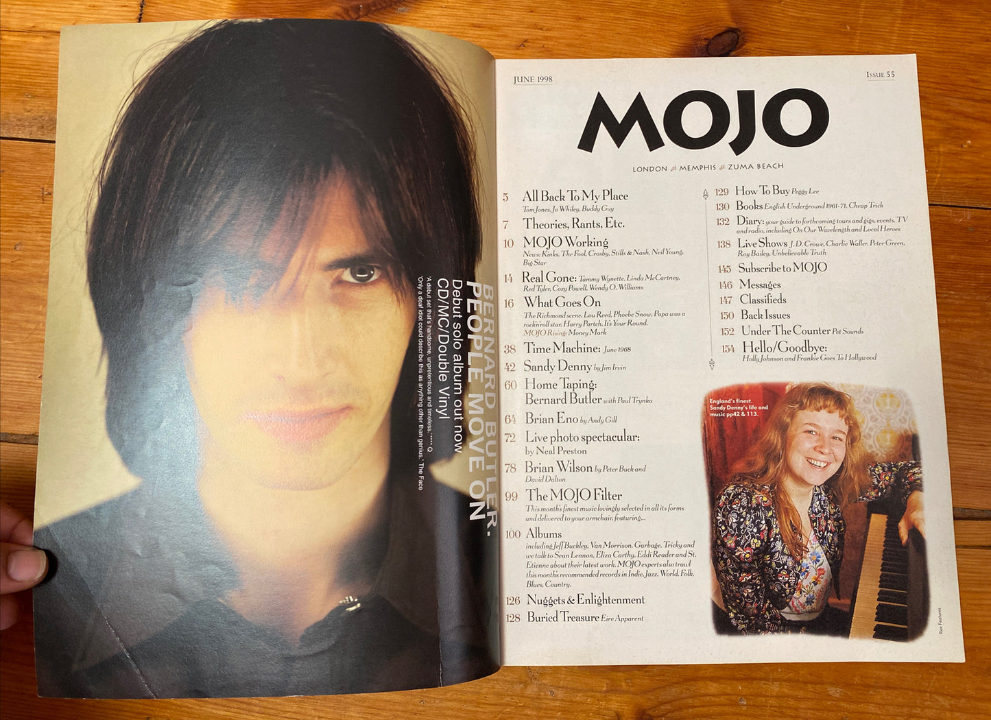 Mojo 55 June 1998 In Good Vintage Condition Magazine