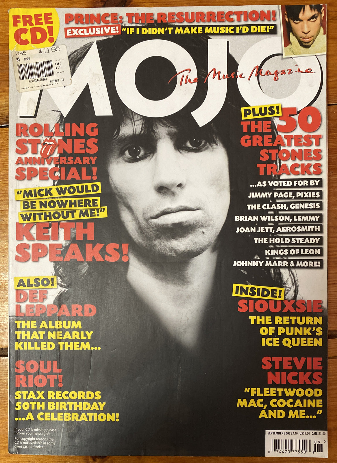Mojo 166 September 2007 In Good Vintage Condition Magazine