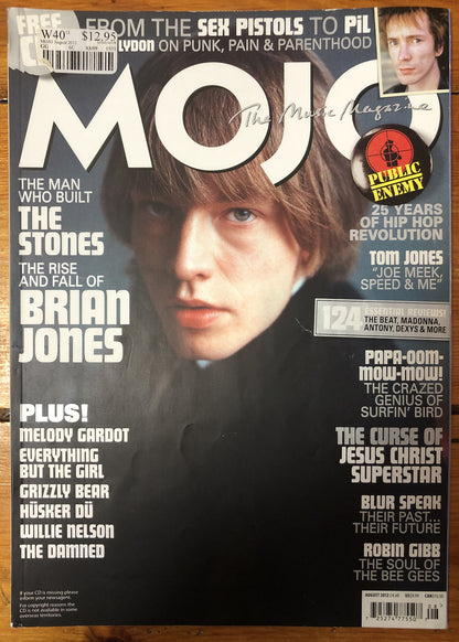 Mojo 225 August 2012 In Good Vintage Condition Magazine