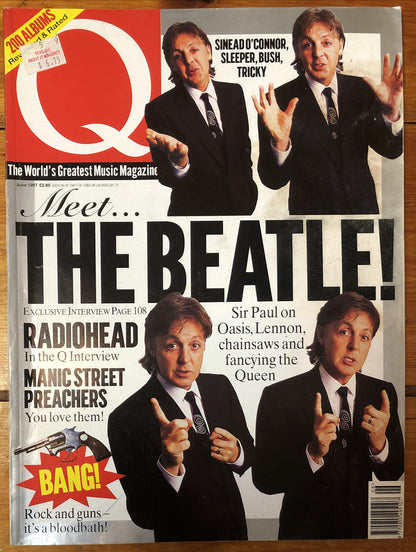 Q Britain's Biggest Music Magazine 129 June 1997 In Good Vintage Condition