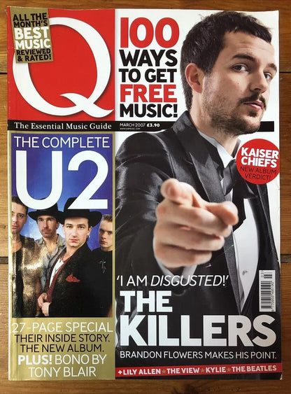 Q Britain's Biggest Music Magazine 248 March 2007 In Good Vintage Condition