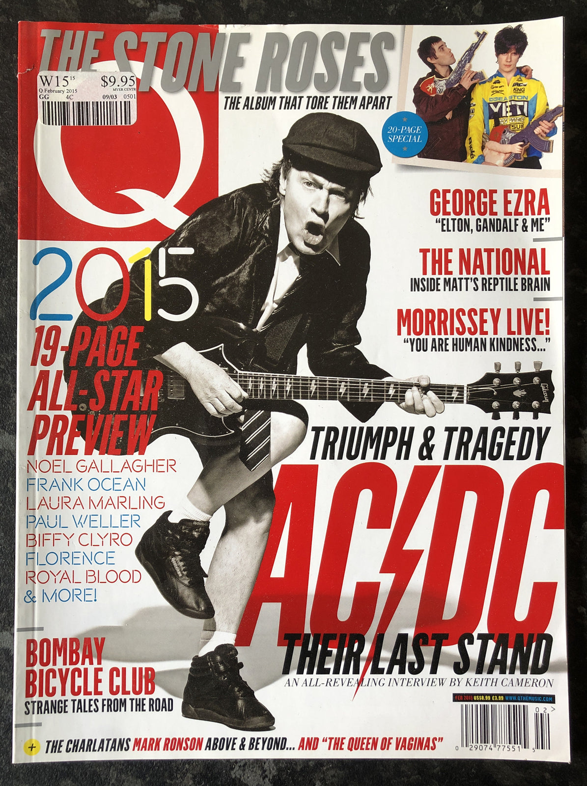 Q Britain's Biggest Music Magazine 343 February 2015 In Good Vintage Condition