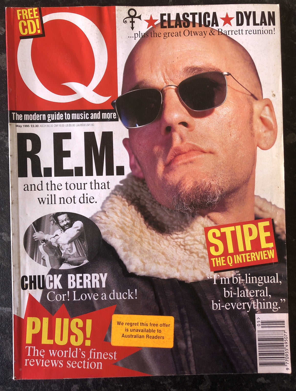 Q Britain's Biggest Music Magazine 104 May 1995 In OK Vintage Condition