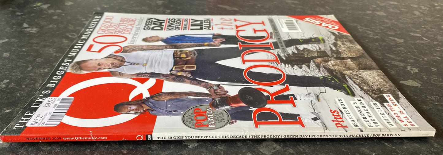 Q Britain's Biggest Music Magazine 280 November 2009 In Good Vintage Condition