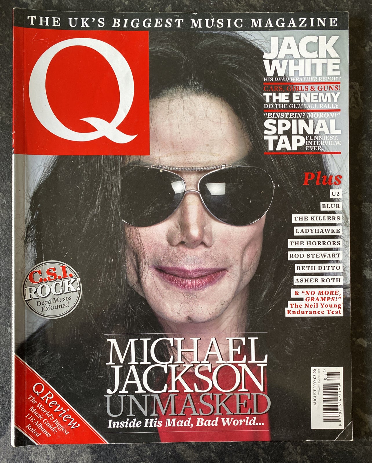 Q Britain's Biggest Music Magazine 277 August 2009 In OK Vintage Condition