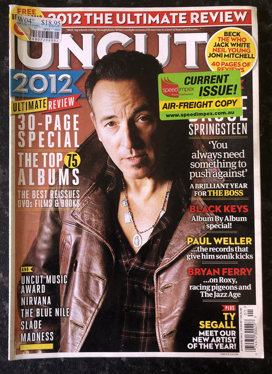 Uncut Movie and Music Magazine 188 January 2013 In Good Vintage Condition