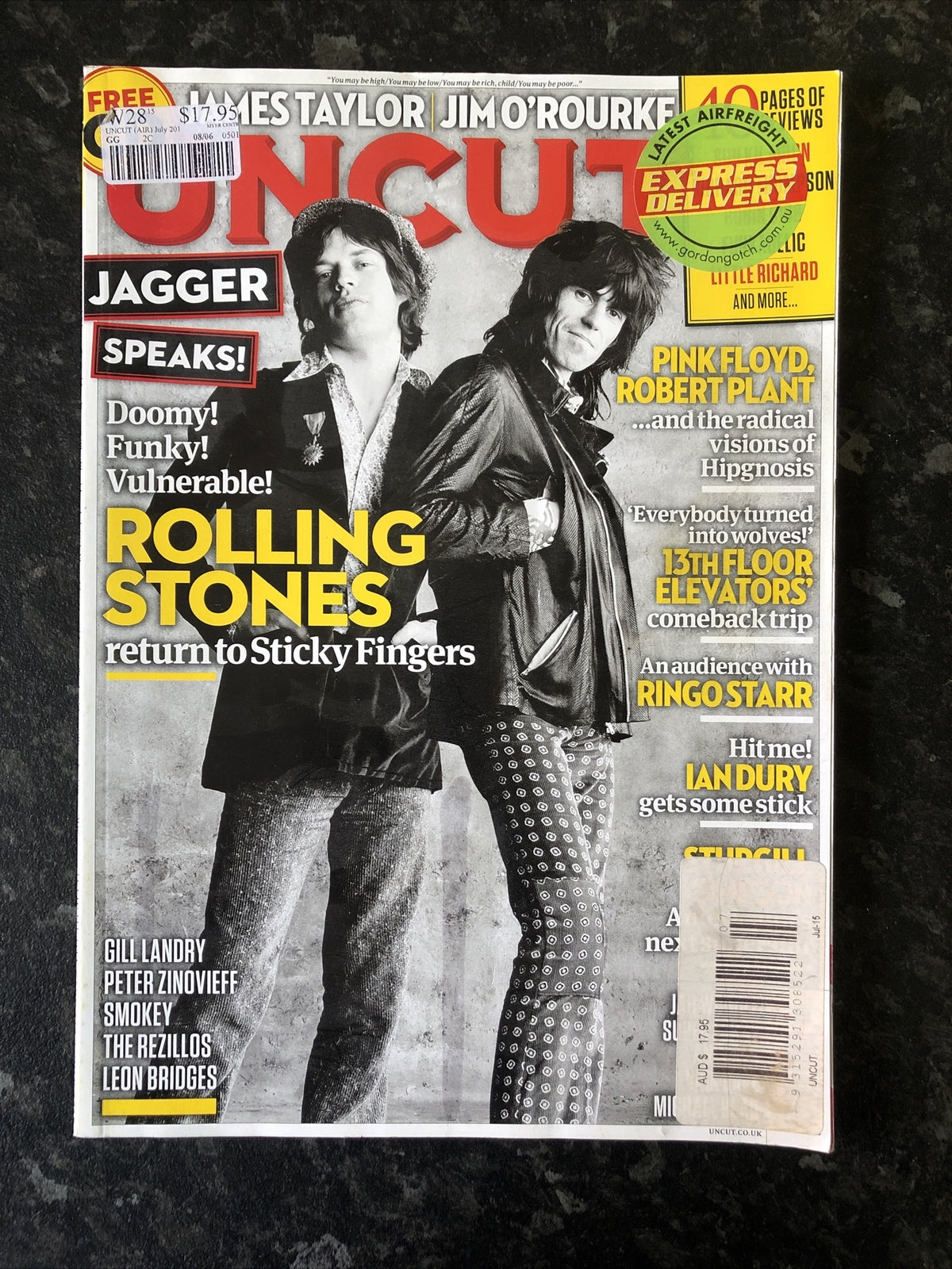 Uncut Movie and Music Magazine 218 July 2015 In Good Condition