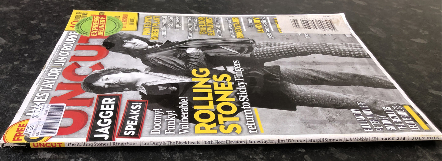 Uncut Movie and Music Magazine 218 July 2015 In Good Condition