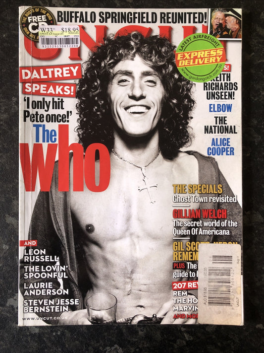 Uncut Movie and Music Magazine 171 August 2011 In Good Vintage Condition