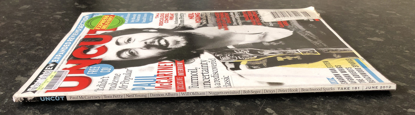 Uncut Movie and Music Magazine 181 June 2012 In Good Vintage Condition