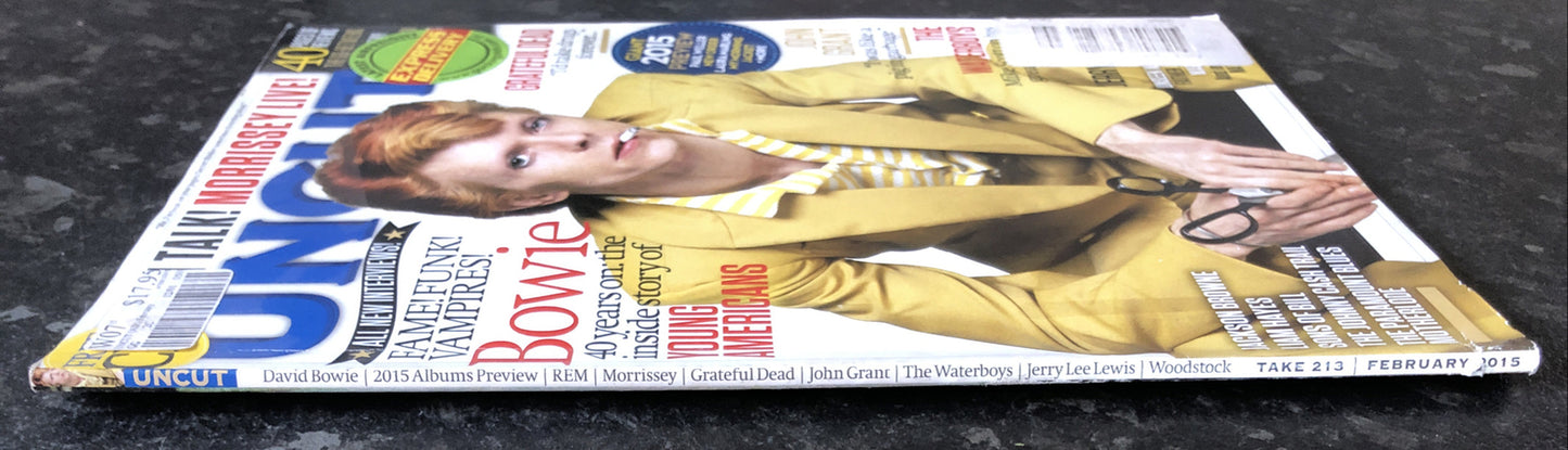Uncut Movie and Music Magazine 213 February 2015 In Good Vintage Condition