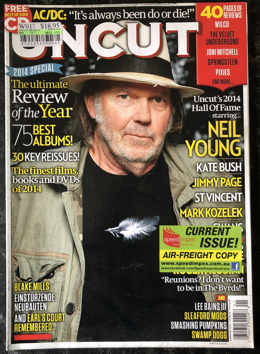 Uncut Movie and Music Magazine 212 January 2015 In Good Vintage Condition