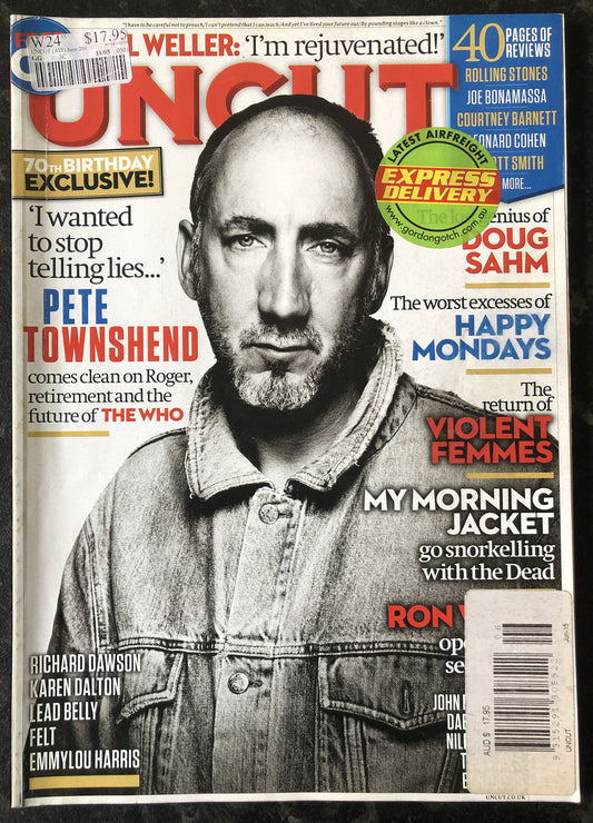 Uncut Movie and Music Magazine 217 June 2015 In Good Vintage Condition