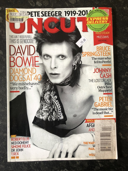 Uncut Movie and Music Magazine 203 April 2014 In Good Vintage Condition