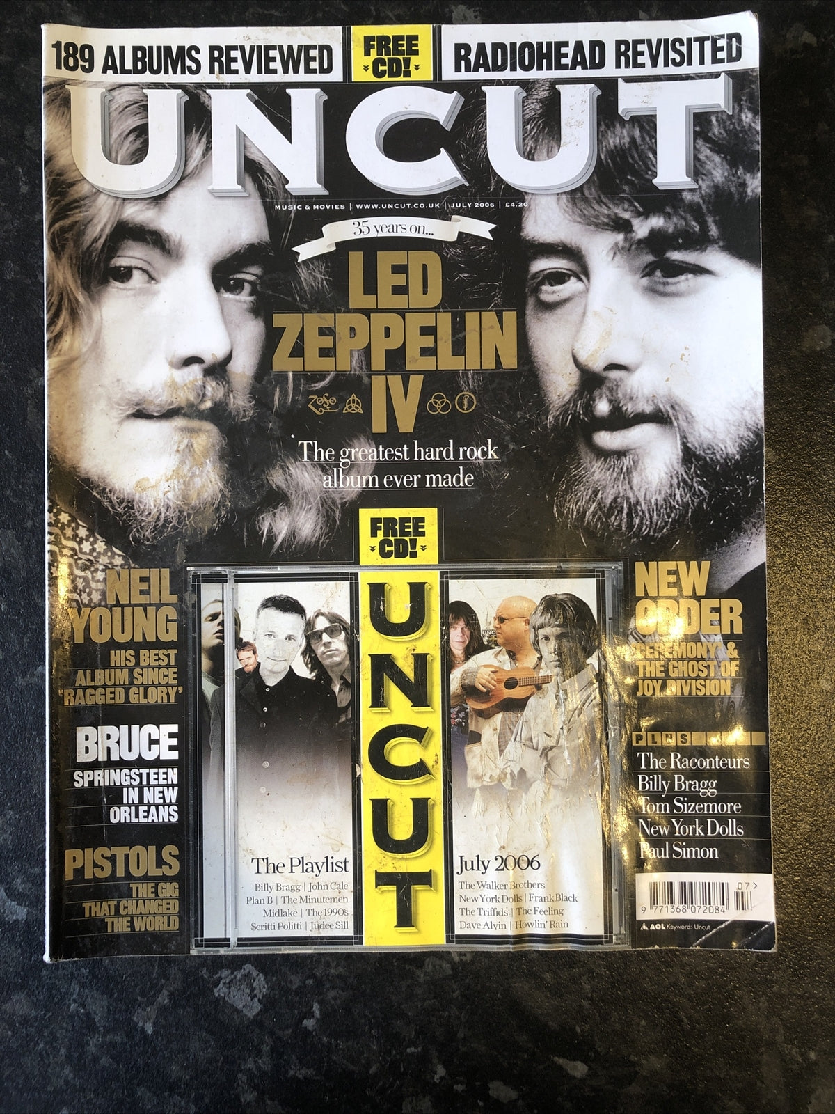 Uncut Movie and Music Magazine 110 July 2006 In Ok Vintage Condition