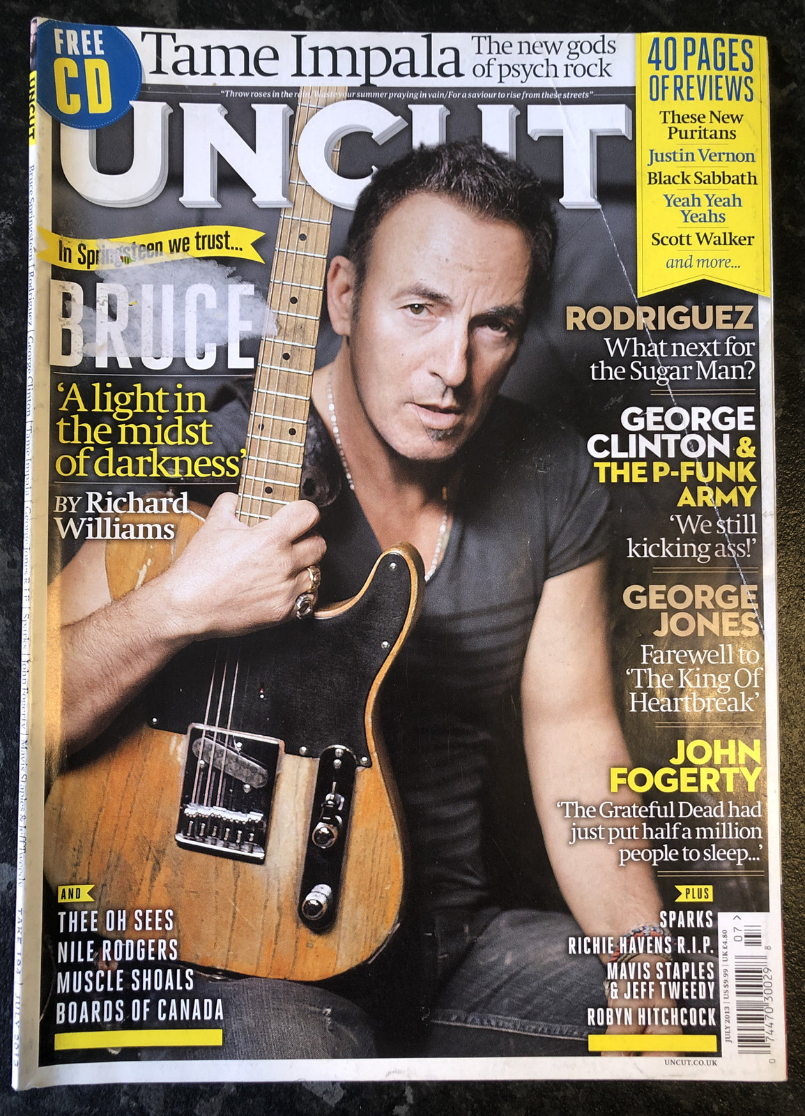Uncut Movie and Music Magazine 194 July 2013 In Ok Vintage Condition