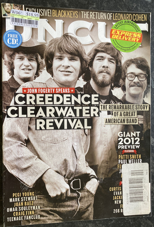 Uncut Movie and Music Magazine 177 February 2012 In Good Condition