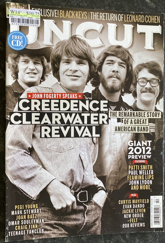 Uncut Movie and Music Magazine 177 February 2012 In Good Vintage Condition