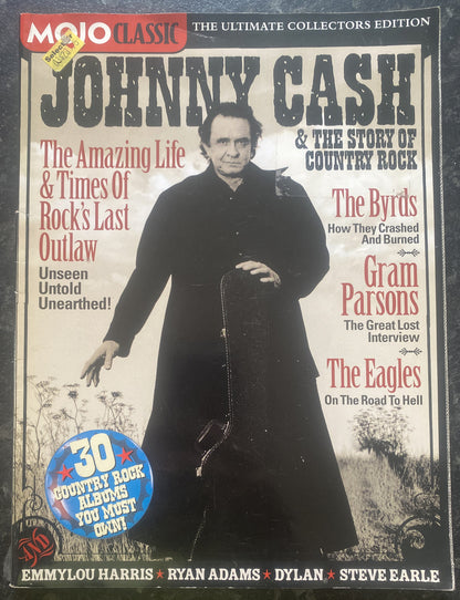 Mojo Johnny Cash & The Story Of Country Rock In Good Vintage Condition Magazine