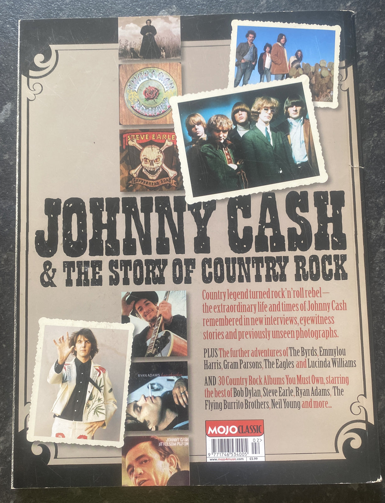 Mojo Johnny Cash & The Story Of Country Rock In Good Vintage Condition Magazine