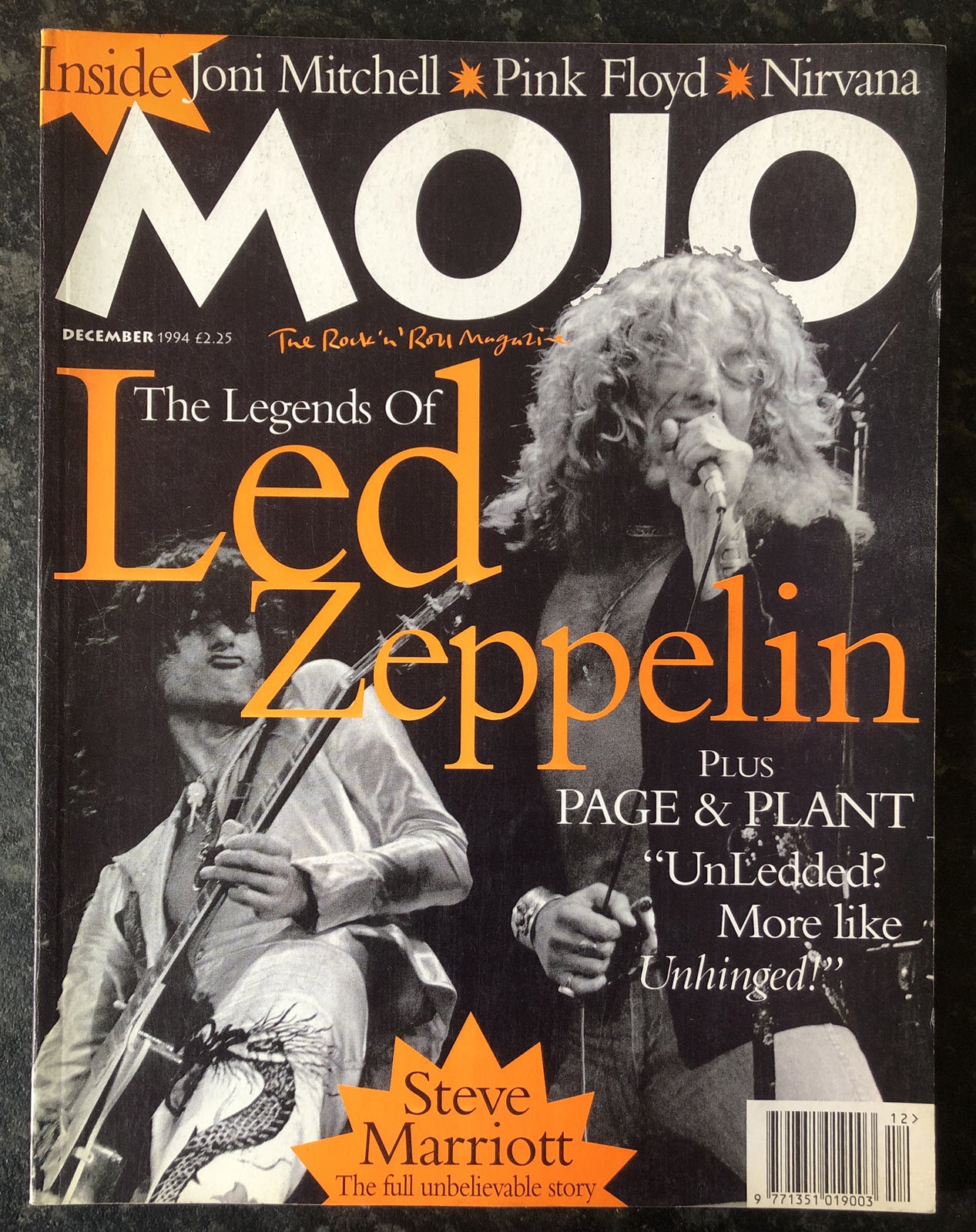 Mojo 12A December 1994 In Good Vintage Condition Magazine