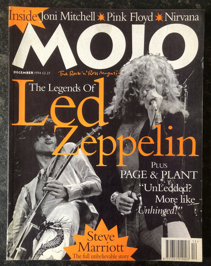 Mojo 12A December 1994 In Good Vintage Condition Magazine