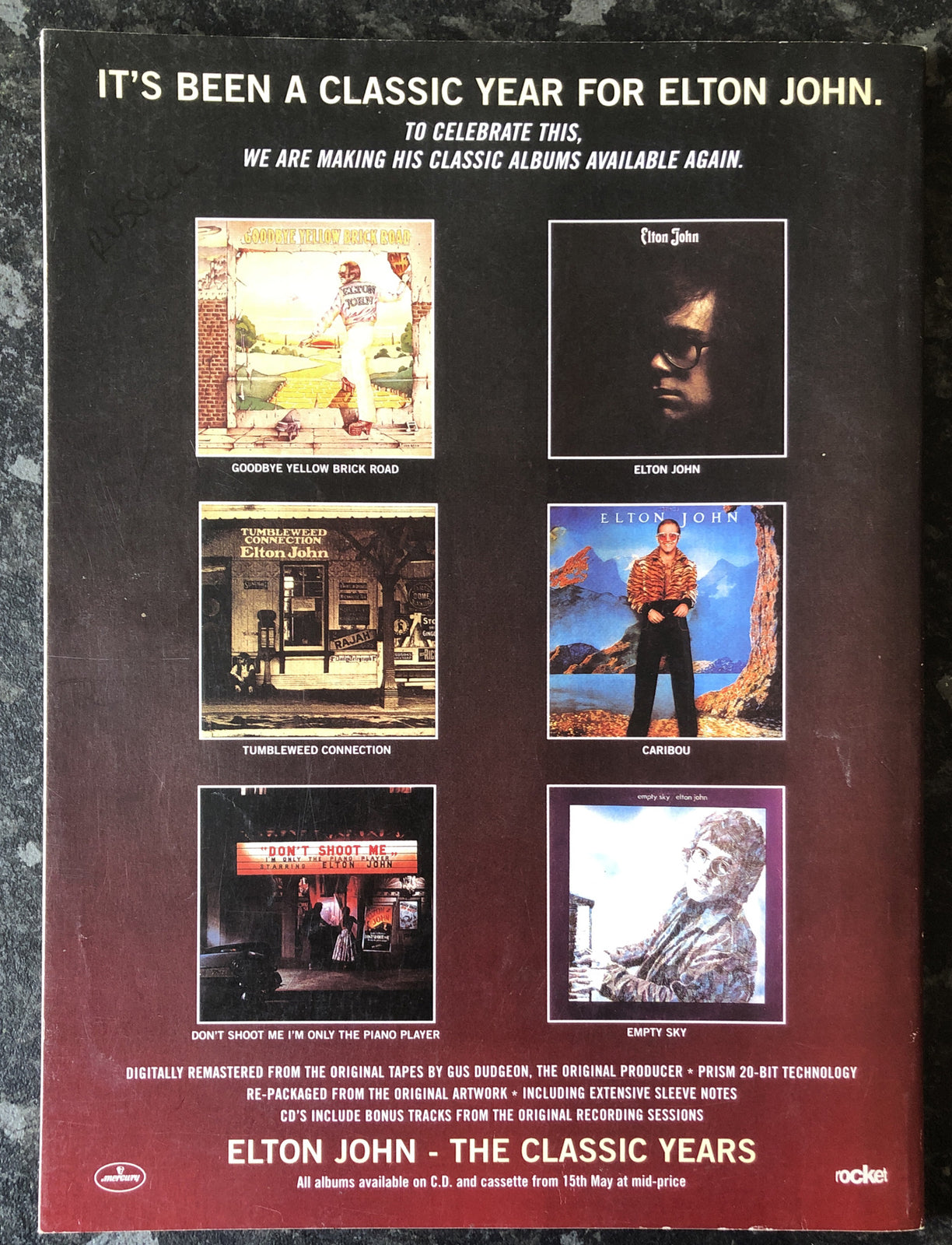 Mojo 18 May 1995 In Ok Vintage Condition Magazine