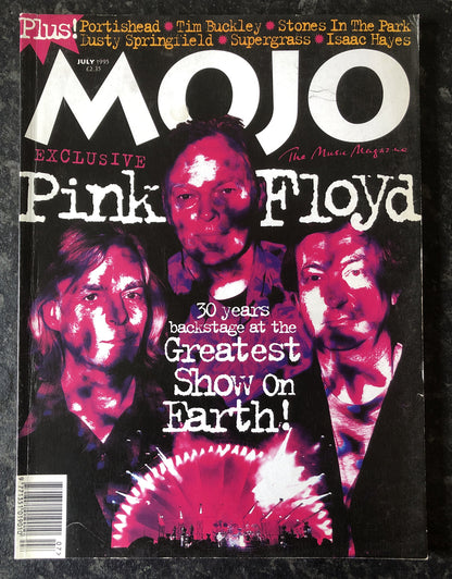 Mojo 20 July 1995 In Good Vintage Condition Magazine