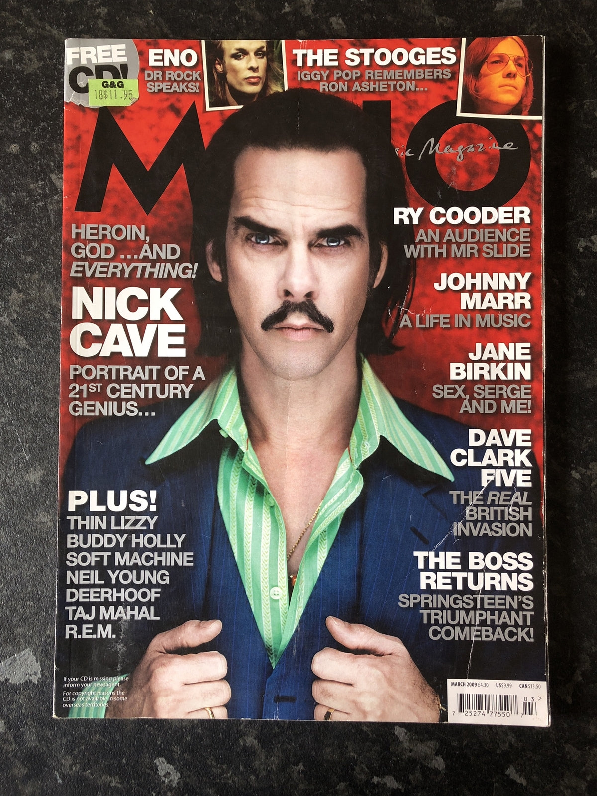 Mojo 184 March 2009 In Ok Vintage Condition Magazine