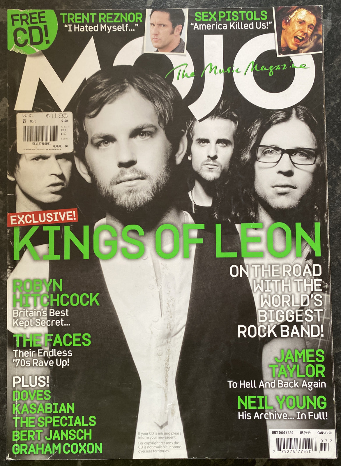Mojo 188 July 2009 In Good Vintage Condition Magazine