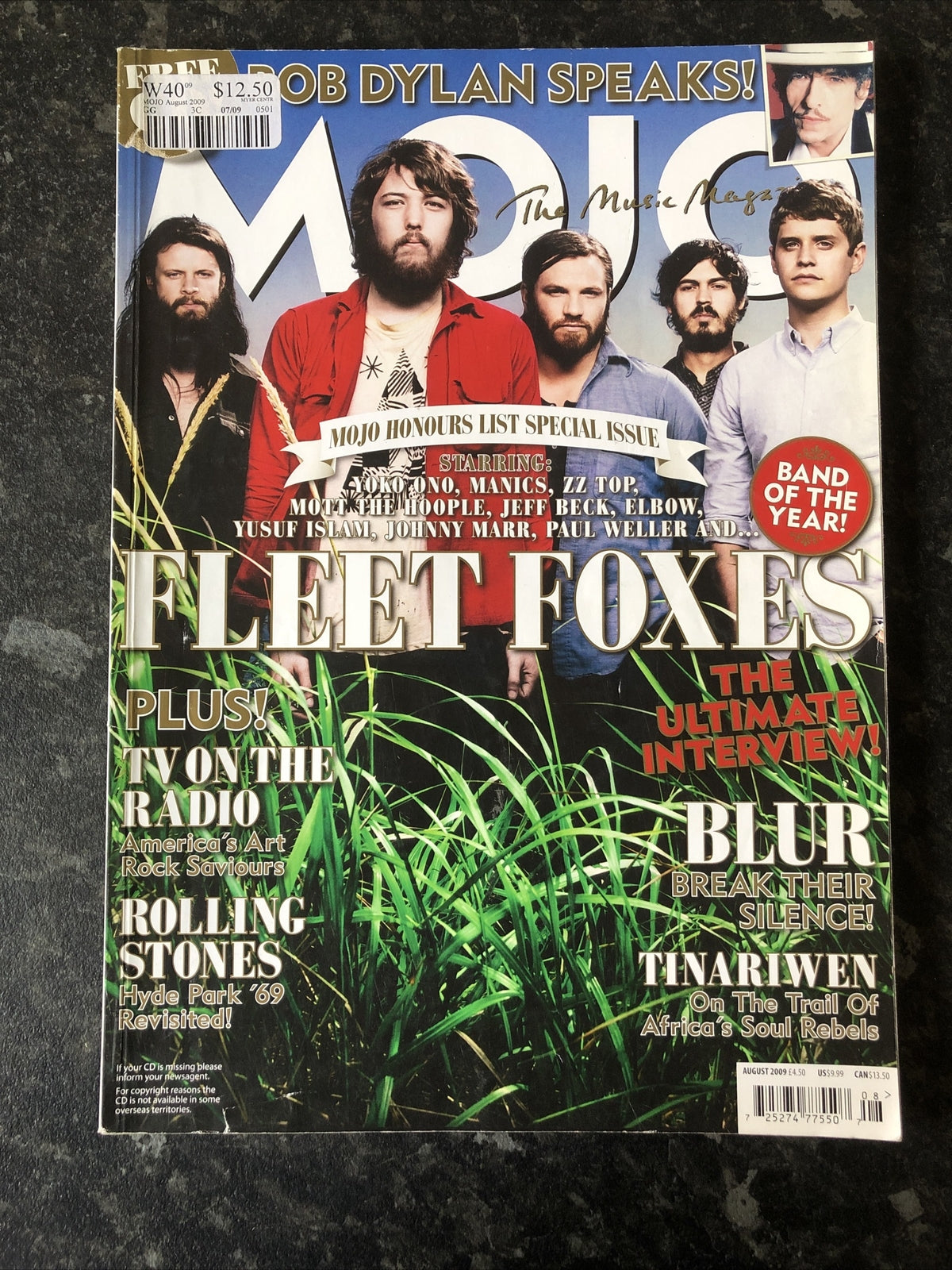Mojo 189 August 2009 In Good Vintage Condition Magazine