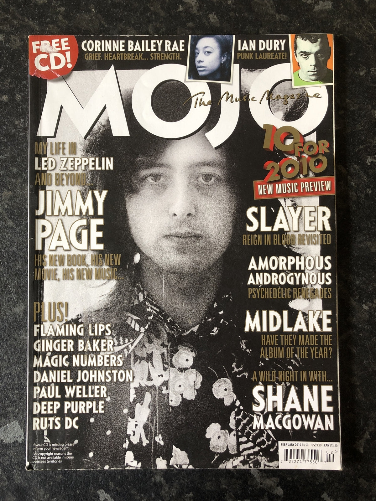 Mojo 195 February 2010 In Good Vintage Condition Magazine
